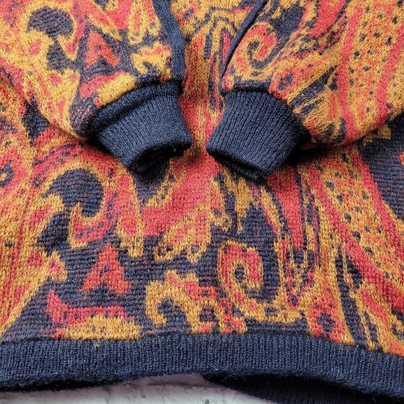 Vintage White Stag Autumn-Tone Lined Sweater Shacket Jacket size Medium - Picture 13 of 15